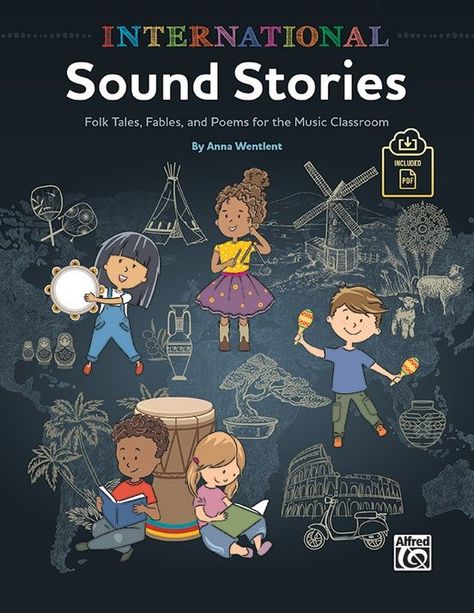 International Sound Stories
(Folk Tales, Fables, and Poems for the Music Classroom)
Anna Wentlent Music Classroom Management, Music Class Activities, Kindergarten Music, Music Camp, Elementary Music Lessons, Elementary Music Education, Elementary Music Teacher, Music Lesson Plans, Preschool Music