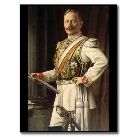 Part II. Kaiser Wilhelm II (1859-1941) His expertise dealing with military matters was superficial, and in the late stages of the war he became irrelevant, progressively yielding his authority to the military. By 1917-18, Ludendorff was initiating the war policy of the German Empire. Wilhelm was forced to abdicate prior to the Nov. 1918 Armistice taking effect; he went into exile in Holland, to avoid Allied prosecution as a war criminal. Kaiser Wilhelm Ii, Kaiser Wilhelm, Black Beards, King Of Prussia, German History, The Great, Army & Navy, German Army, Guy Drawing