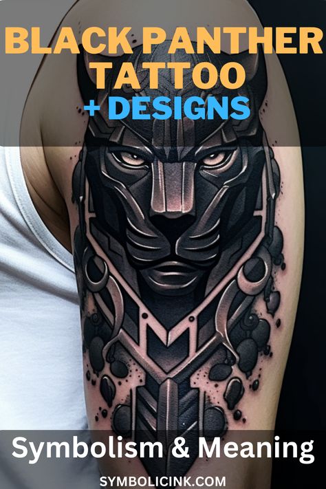 Black Panther Tattoo Meaning Realistic Panther Tattoo Men, Black Power Tattoo Men, Black Panther Tattoo Men, Black Panther Tattoo Marvel, Black Panther Tattoo For Women, Black Panther Tattoos, Black Panther Tattoo Design, Panther Symbolism, Panther Tattoo Meaning