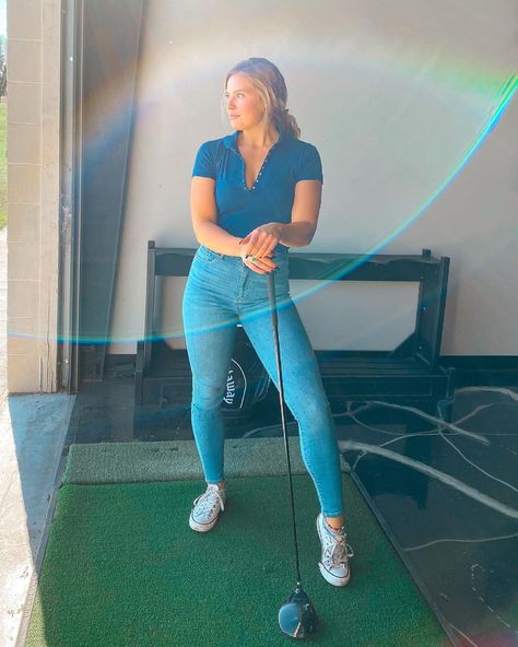 Golf Girl Aesthetic, Golf Shirt Women, Golf Girl, Pop Pop Shirts, Golf Outfits Women, Golf Shirt, Outfits Women, Outfit Summer, Cute Fits