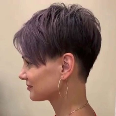 Beatrice Collins Short Hairstyles - Likeeed Shaved Necklines, Neckline Haircut For Women, Pickie Hairstyle, Short Bob Back View Neckline, Short Hair Back View Neckline, Short Hair Back View, Short Haircuts Fine Hair, Short Wedge Haircut, Undercut Bob Haircut