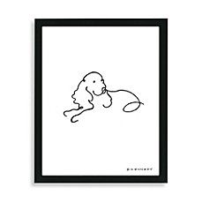 Spaniel Framed Line Drawing Dog Line Drawing, Dog Line Art, Spaniel Art, Dog Line, Maori Tattoo, Spaniel Dog, Dog Tattoos, Dog Drawing, Animal Tattoos