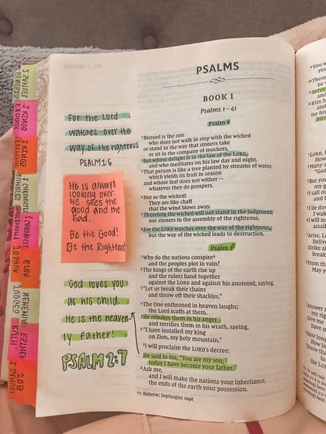 Psalm 1 Bible Study, Psalm 1 Bible Journaling, Christian Notebook Ideas, Bible Annotations, Bible Summary, Prayer Journal Prompts, Christian Notebook, Journal Bible Quotes, Bible Journal Ideas