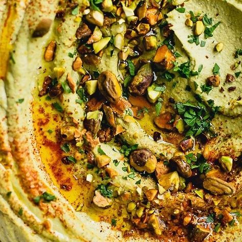 Sur La Table on Instagram: "So easy, it's nuts! 🤩 Try @ashcuoco's Pistachio Hummus tonight. Get the recipe at link in bio. #MakeMore #Hummus" Pistachio Hummus, Pistachio Pesto, Pistachio, The Recipe, Hummus, Pesto, Nuts, Link In Bio, On Instagram