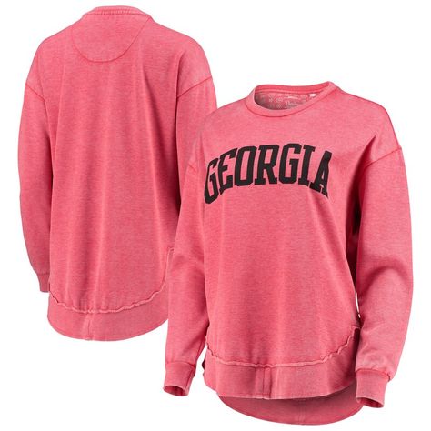 Bulldog Sweatshirt, Gameday Couture, Big Shirt, Sweatshirts Online, Georgia Bulldogs, Long Sleeve Pullover, Pullover Sweatshirt, Lady In Red, A Team