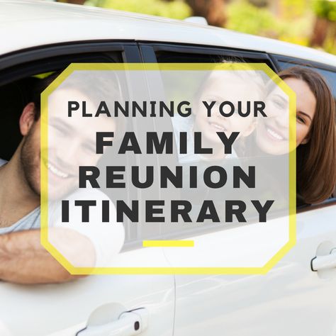 Planning Your Family Reunion Itinerary Family Reunion Agenda Ideas, Family Reunion Itinerary Ideas, Family Reunion Itinerary, Family Reunion Ideas Organizing, Family Reunion Banquet, Reunion Checklist, Family Reunion Signs, Reunion Activities, Family Reunion Ideas