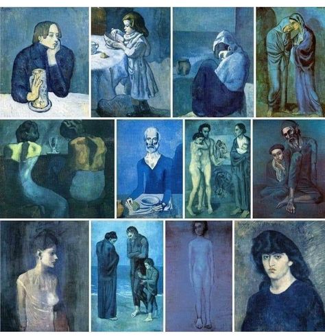 Picasso Blue Period, Picasso Blue, Theatre Inspiration, Dora Maar, Figure Study, Pablo Picasso, Belle Epoque, Art Inspo, Art Nouveau