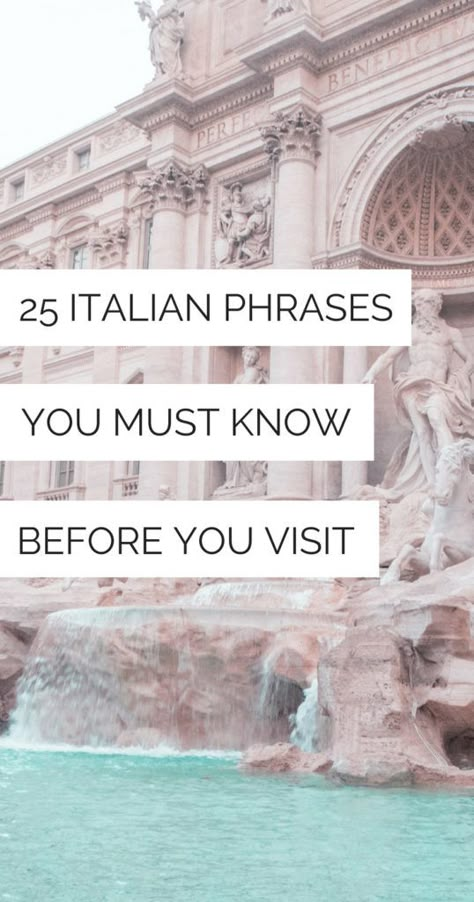 Basic Italian Phrases, Going To Italy, Basic Italian, Italy Trip Planning, Italy 2023, Italy Honeymoon, Italian Phrases, Toscana Italia, Italian Vacation