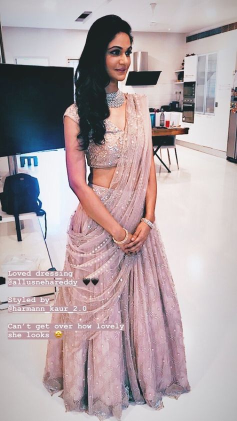 Allu Sneha Reddy, Sneha Reddy, Blue Blouse Designs, Designer Sarees Wedding, Function Dresses, Indian Lehenga Choli, Asian Wedding Dress, Lehenga Gown, Celebrity Fashion Looks