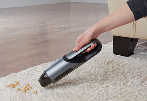 Handheld Cordless Spot Vacuum @ Sharper Image Hand Vacuum Cleaner, Portable Photo Printer, Clean Car, Hand Vacuum, Cleaning Appliances, Car Vacuum, Sharper Image, Handheld Vacuum Cleaner, Steam Cleaning