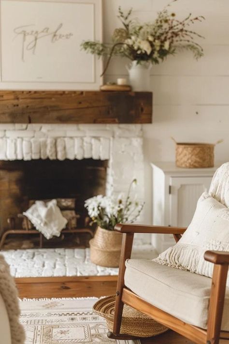 Rustic Charm: My Top Farmhouse Mantel Ideas Farmhouse Mantel Ideas, Rustic Charm Decor, Farmhouse Mantel, Mantel Ideas, Lake House Kitchen, Mantel Design, Rustic Fireplaces, Mantel Decor, Affordable Decor