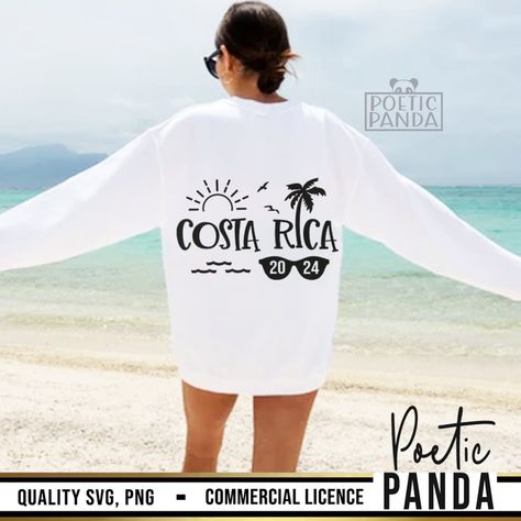 2024 Costa Rica SVG PNG, Costa Rica Svg, Costa Rica Family Vacation Svg, 2024 Family Trip To Costa Rica Svg, Costa Rica Shirt Svg Design Costa Rica Shirts Ideas, Costa Rica Family Vacation, Trip To Costa Rica, Vacation Svg, Vinyl Fabric, Family Trip, Amazon Handmade, Etsy Sales, Silhouette Studio Designer Edition