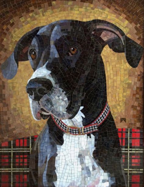 Sicis Mosaic, Dogs Toys, Mosaic Portrait, Mosaic Animals, Art Pierre, Mosaic Madness, Mosaic Stained, Mosaic Artwork, Mosaic Projects