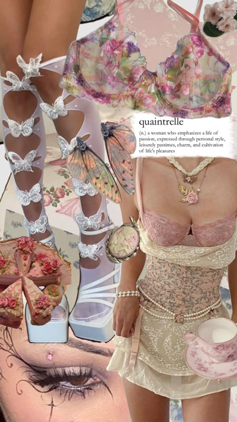 Faerie Aesthetic Outfit, Whimsigoth Fairy, Garden Fairy Aesthetic Outfit, Fairy Core Fashion, Fairy Core Clothes, Fairy Core Aesthetic Outfits, Fairy Style, Fairy Outfit Aesthetic, Fairycore Coquette