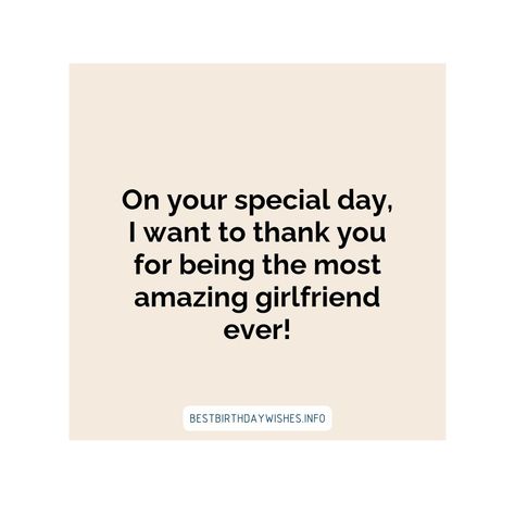 Birthdays are a special time to show your special someone just how much you care. If you’re looking for the best way to express your love to your girl... | # #BirthdayWishes Check more at https://www.ehindijokes.com/romantic-birthday-wishes-for-girlfriend/ Gf Birthday Wishes, Romantic Birthday Wishes, Birthday Wishes For Girlfriend, Romantic Birthday, Amazing Girlfriend, Cute Texts For Him, Text For Him, Dirty Mind, Cute Texts