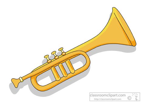 Trumpet Pictures, Musical Instruments Pictures, Trumpet Clipart, Instrument Clipart, Faith Illustration, Musical Instruments Clipart, Tattoo Space, Pyrography Designs, Parking Spot Painting