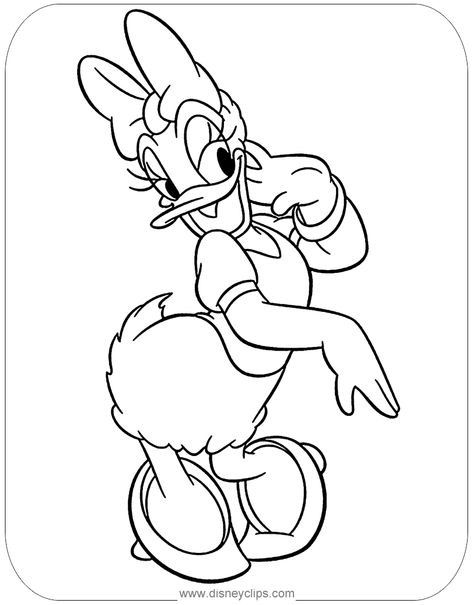 Daisy Duck coloring page #daisyduck Donald And Daisy Duck Coloring Pages, How To Draw Daisy Duck, Daisy Duck Sketch, Daisy Duck Drawing, Daisy Duck Coloring Pages, Daisy Coloring Pages, Daisy Duck Party, Duck Coloring Pages, Disney Coloring Pages Printables