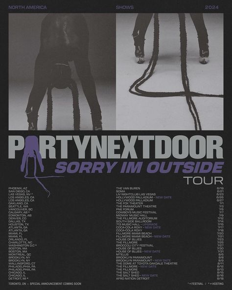 who are you most excited to see on tour this summer? 🌟 Party Next Door Rapper Aesthetic, Party Next Door Poster, Pnd Album, Party Next Door Wallpaper, Partynextdoor Album Cover, Partynextdoor Poster, Partynextdoor Aesthetic, Partynextdoor Album, Party Next Door