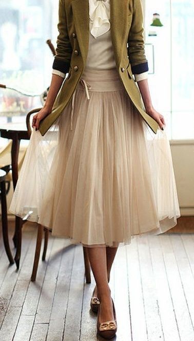 Diy Tulle Skirt, Tulle Skirt Tutorial, Rok Midi, Tule Rok, Gonna In Tulle, Skirt Diy, Tea Length Skirt, Lady Like, Diy Skirt