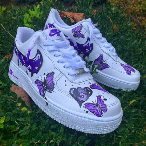 158fc2ddd52ec2cf54d3c161f2dd6517desc48078815ri Graffiti Butterflies, Drippy Shoes, Custom Trainers, Aesthetic Styles, Nike Shoes Women Fashion, Butterfly Shoes, Nike Shoes Air Force, Shoes Pattern, Air Shoes