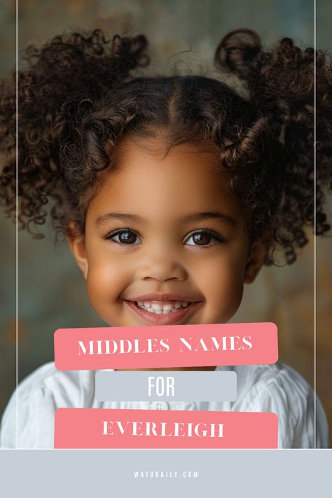 Choosing your daughter's middle name can be a fun yet challenging task. Whether you’re looking for a middle name for Eveleigh or another name, Everleigh, a name with Old English roots, lends itself to many beautiful middle name combinations. Everleigh pairs well with classic names like Grace, Everly Rose, and Elizabeth, which bring a timeless charm. Here is a list of name ideas you can consider:  #Everleigh #Everleighmiddlenames #middlenames #babynames #girlnames #newbaby #firstandmiddlenames Unique First And Middle Names, Names With Ella In Them, Noelle Name Meaning, Middle Names For Raine, Meaning Of The Name Ella, Cool Middle Names, Middle Name, Modern Names, Classic Names