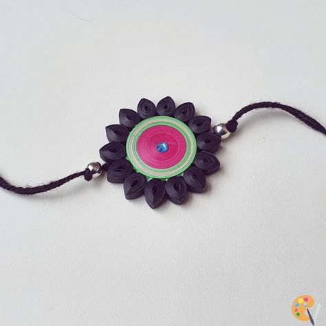 Rakhi is a thread that binds two souls in a bond of joy forever!🥰☺️😊 I am selling these handmade paper-quilled rakhis. Find me on instagram @craftingwithvini if you would like to order!😀☺️ Different colors and designs available!❤ Paper Quilling Rakhi Design, Quilling Rakhi Handmade, Quilling Rakhi, Silver Rakhi, Handmade Rakhi Designs, Rakhi Making, Clay Arts, Handmade Rakhi, Rakhi Design