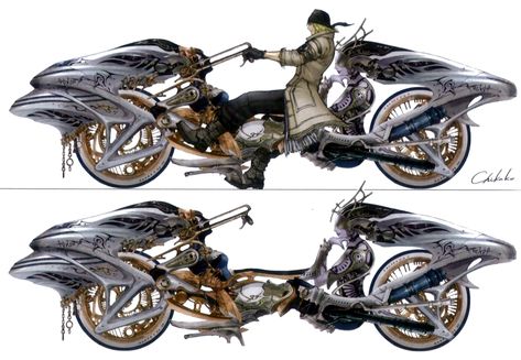 FFXIII Shiva Final Fantasy, Bike Courier, Final Fantasy Xiii, Capcom Art, Character Model Sheet, Final Fantasy Art, Fantasy Monster, Futuristic Cars, Fantasy Series