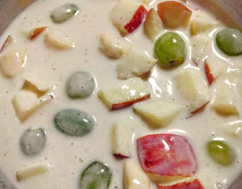 Fruit Raita, Raitha Recipes, Raita Recipe Indian, Tea Tarts, Pastry Dessert Recipes, Coffee Custard, Mishti Doi, Fruit Chaat, Goa Food