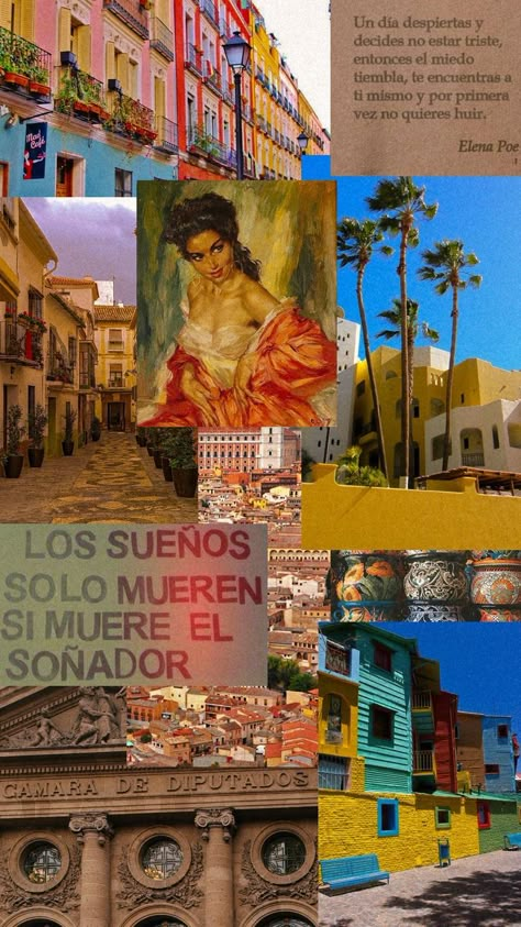 Spanish Background Wallpapers, Spanish Iphone Wallpaper, Spanish Language Aesthetic Wallpaper, Latina Aesthetic Wallpaper Mexico, Spanish Culture Art, Spanish Asthetic Picture, Spanish Cover Page Aesthetic, Spanish Mood Board, Spanish Subject Aesthetic