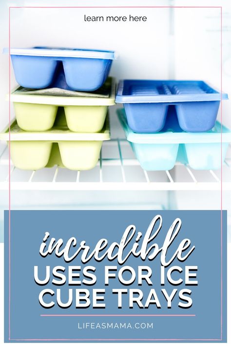 Ice cube trays can be used for more than just freezing water. Life as Mama has rounded up some incredible ideas to do with those trays in the freezer. Tap the photo again to be surprised! #lifeasmama #icecubetrays #icetrayideas #diyideas Chocolate Cheesecake Bites, Wine Cubes, Freezing Water, Sugar Scrub Cubes, Leftover Wine, Fun Fall Crafts, Homemade Sushi, Food O, Ice Cube Trays