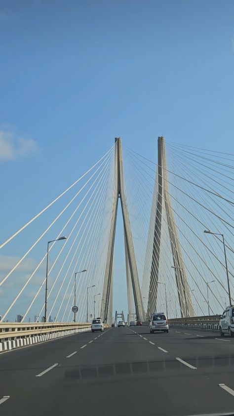 Bandra Mumbai Aesthetic, Bandra Aesthetic, Mumbai Sea Link, Mumbai Bridge, Mumbai Snap, Aesthetic Mumbai, Worli Sea Link, Mumbai Aesthetic, Mumbai Trip