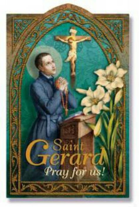 Saint Gerard St Gerard Majella, Saint Gerard, Paper Stationary, St Gerard, Beautiful Prayers, Pray For Us, Catholic Gifts, Prayer Cards, Pope Francis