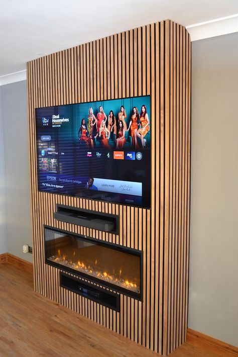 Feature Wall Living Room, Wall Fireplace, Build A Fireplace, Fireplace Tv Wall, Chimney Breast, Living Room Decor Fireplace, Fireplace Remodel, Tv Wall Unit, Tv Wall Design