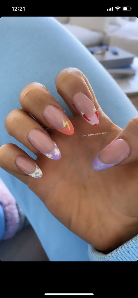 Pick And Mix Nails, Mix Nails, Aesthetic Nail Ideas, Cool Nail Ideas, Aesthetic Nail, Change Your Style, Nice Nails, Pick And Mix, Elegant Nails