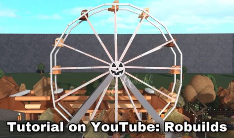 Bloxburg Carnival Layout, Bloxburg Festival Layout, Bloxburg Theme Park, Theme Park Bloxburg, Bloxburg Ferris Wheel, Bloxburg Carnival Ideas, Bloxburg Halloween Carnival, Halloween Theme Park Bloxburg, Fall Builds Bloxburg