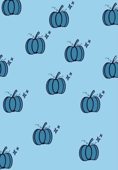 Blue, pumpkin, wallpaper, october, sky blue Blue Fall Theme Wallpaper, Blue Pumpkin Aesthetic, Blue Pumpkins Wallpaper, Blue Thanksgiving Wallpaper, Blue Halloween Aesthetic Wallpaper, Blue Autumn Wallpaper, Light Blue Halloween Aesthetic, Blue Fall Background, Blue Fall Aesthetic Wallpaper