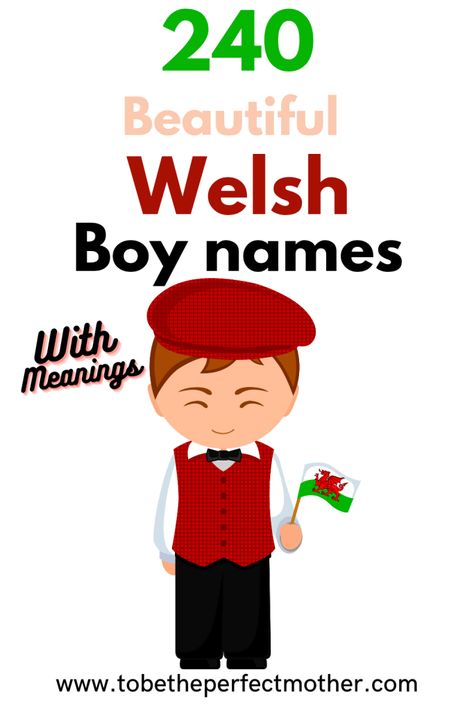 Welsh Names Boys, Welsh Names And Meanings, Welsh Boy Names, Celtic Baby Boy Names, Boys Names With Meaning, Celtic Boy Names, Gaelic Boy Names, Scottish Boys Names, Celtic Baby Names