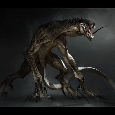 Aliens - Imgur Desert Creatures, Beast Master, Monster Ideas, Beast Creature, Arte Alien, Fantasy Beasts, Alien Concept Art, Monster Concept Art, Alien Creatures