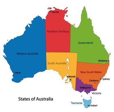 The Origin of the Names of Australia’s States and Territories (and Their Capitals) Australia Facts For Kids, Facts About Australia, Australia For Kids, Australia Facts, Kids Facts, Australia Crafts, Tasmania Hobart, Map Of Australia, Australian Maps