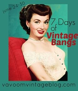 7 Days of Vintage Bangs {Day 3: Ella Raines} | Va-Voom Vintage ... Ella Raines, Retro Bangs, Free Vintage Patterns, Hair Rat, Vintage Bangs, Faux Bangs, Retro Hairstyles Tutorial, Vintage Hairstyles Tutorial, Retro Hair