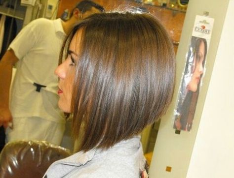 Mid length concave graduation Nicole Huntsman, Long Angled Bob Hairstyles, Bob Lung, Graduated Bob Hairstyles, Graduated Bob Haircuts, Angled Bob Haircuts, Dunner Wordend Haar, Angled Bob Hairstyles, Choppy Bob Hairstyles