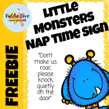 Daycare Classroom, Self Contained Classroom, Home Daycare, Child Care, Little Monsters, Nap Time, Teacher Newsletter, Educational Materials, Teacher Store