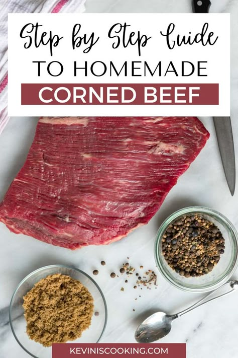 Corned Beef From Scratch, Brisket Marinade, Homemade Corned Beef, Cooking Corned Beef, Beef Steak Recipes, Corned Beef Brisket, Brine Recipe, Corned Beef Recipes, Pickling Spice