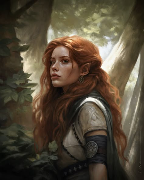 Circle Of The Moon Druid, Moon Druid, Dnd Druid, Elf Ranger, Dnd Elves, Half Elf, Elf Characters, Elf Druid, Female Elf