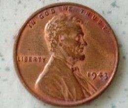 1943 Copper Penny Facts And Values-Rare American Pennies Penny On M.a.r.s, Penny Jar, Where Can I Sell My Old Coins, Copper Pennies, Clean Copper, Wheat Penny Value, Steel Penny, 1943 Penny, Saving Coins