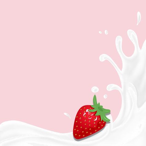 Pink Strawberry Milk Drink Psd Layered Main Picture Background Material Strawberry Milk Background, Strawberry Milk Drink, Strawberry Background, Milk Strawberry, Ice Cream Poster, Picture Background, Milk Splash, Strawberry Summer, Color Wallpaper Iphone