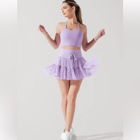 POPFLEX Active Pirouette Skort (Cassey's Version) - Digital Lavender