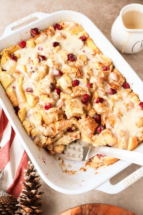 Orange Cranberry Bread Pudding - Savvy Saving Couple Leftover Bread Recipes Breakfast, Bread Recipes Breakfast, Orange Bread Pudding, Leftover Bread Recipes, Cranberry And Brie, Brie Bread, Cranberry Bread Pudding, Turkey Casserole Recipe, Lemon Bundt Cake Recipe