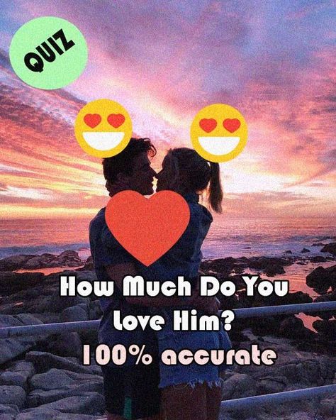 How Much Do You Love Him? 100% accurate #quiz #quizzes #buzzfeed #triviaquestionsandanswers #quizzesbuzzfeed #bestfriendquiz #bffquiz How Much Do You Love Him, How Much Do You Love Me, Do I Love Him Quiz, Am I In Love With Him, Buzzfeed Quizzes Love, Friendship Test, Bff Quizes, Boyfriend Quiz, Relationship Quiz