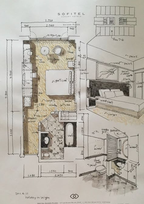 Architecture Notes, Interior Architecture Sketch, Interior Presentation, Architecture Drawing Sketchbooks, Furniture Design Sketches, Interior Design Renderings, Interior Architecture Drawing, Drawing Interior, Interior Design Drawings